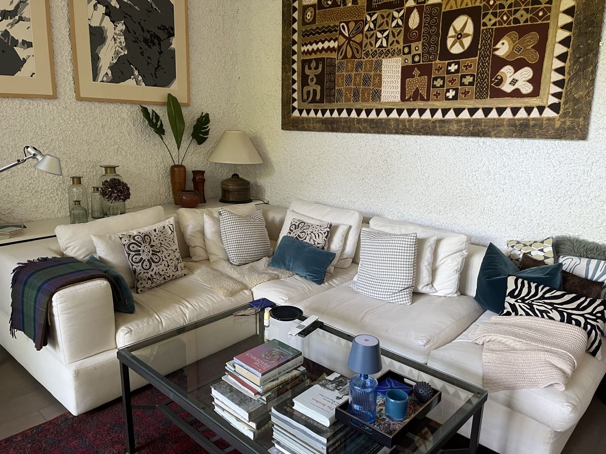 Pfister Divani: Gemütliche Sofa-Garnitur naturweiss – Usato da Embrach venduto da whywhy8 1