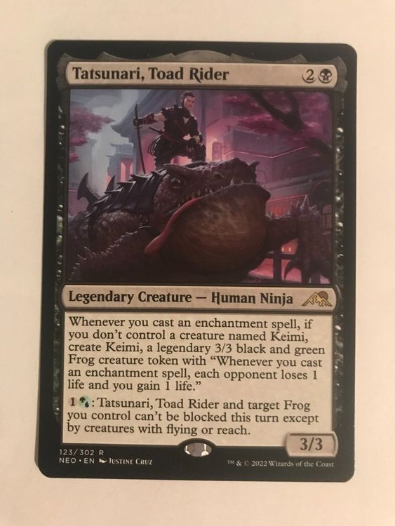 1 x Tatsunari, Toad Rider MtG Magic (Gebraucht) in Kriens für CHF 1 ...