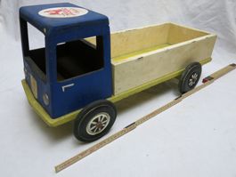 Fund Alt Patina Rar Kurios Vintage Spielzeug-Holz-Lastwagen