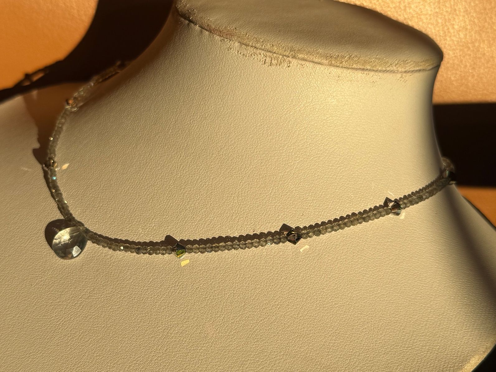 Catenine: Unikat- Labradorit, Swarovski NEU – Nuovo (secondo la descrizione) da Basel venduto da Chili007 1
