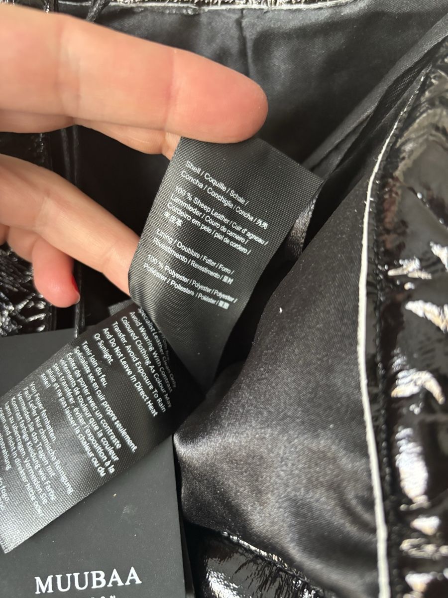 Pantaloni: MUUBAA patent-leather trousers – Nuovo e nell'imballaggio originale da Aarau venduto da banzinho 2