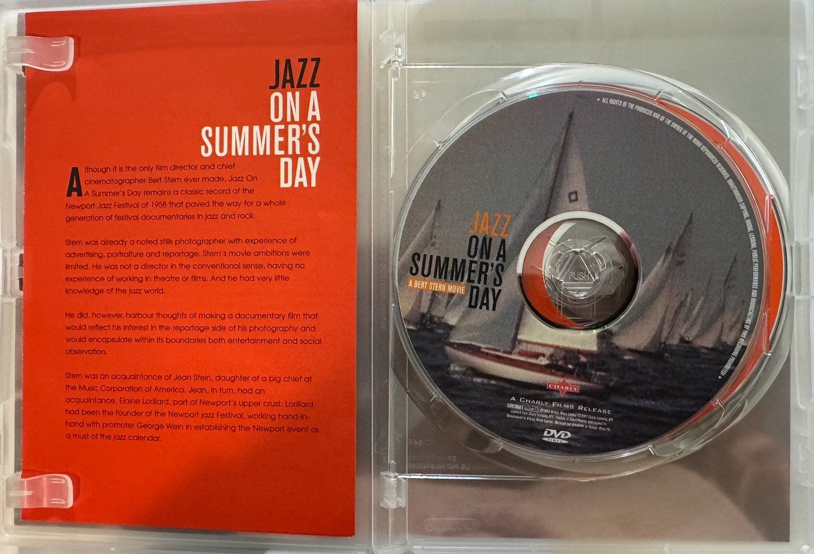 Tutti i DVDs: 2 DVDs JAZZ ON A SUMMER'S DAY - DVD EXTRAS – Usato da Wisen venduto da gigisna 2