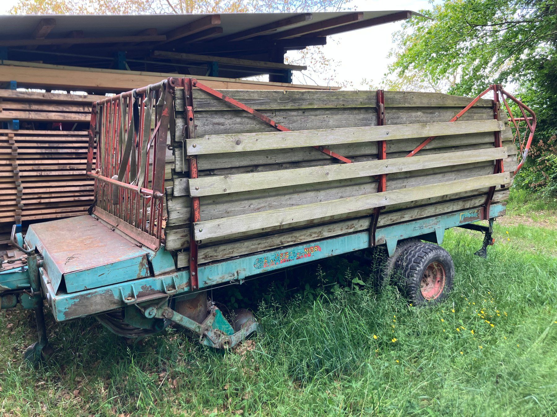 Rimorchi: Ladewagen - Unterbau tiny house – Difettoso da Ueberstorf venduto da Riverart 5