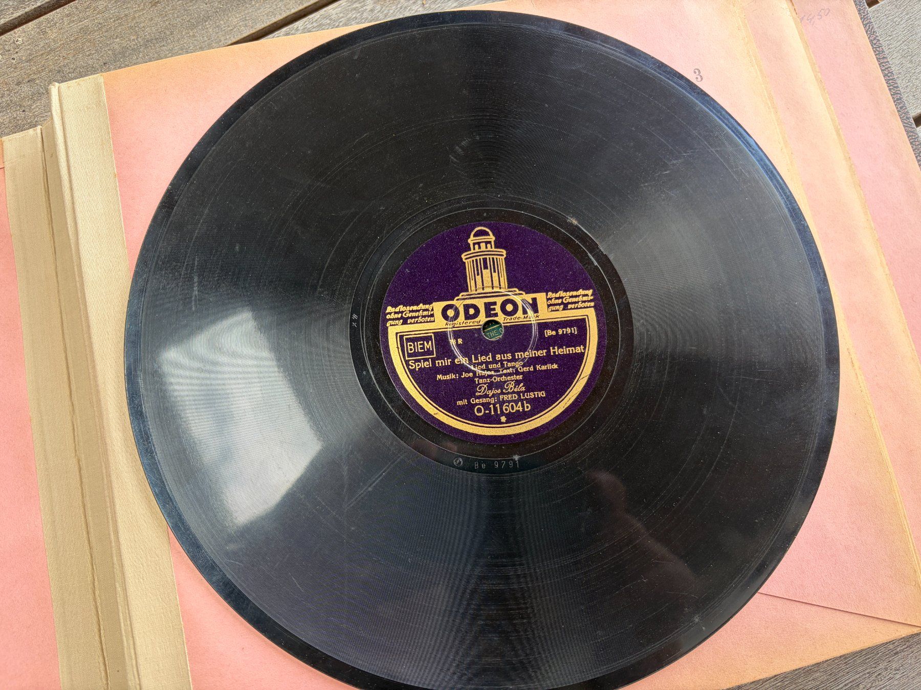 Dischi in vinile: Alte Schellack-Platten, ca. 30 Stück in Sammelordnern – Usato da Effingen venduto da Randb 3