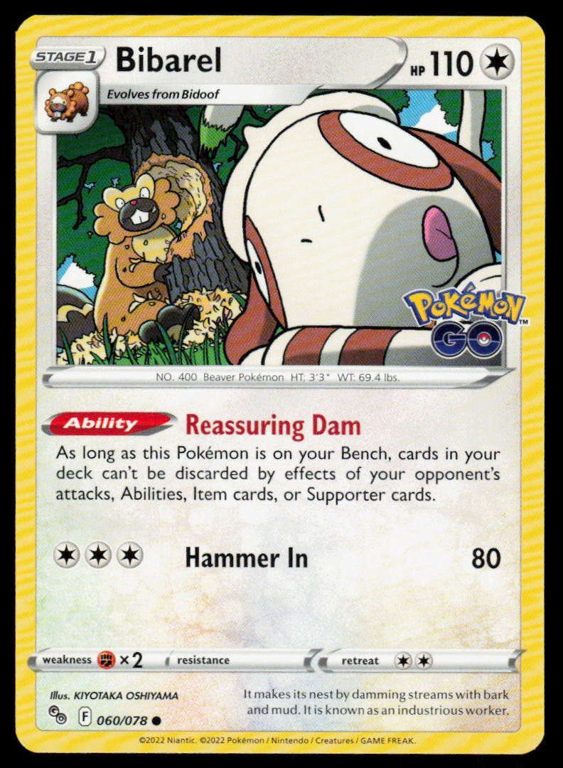 Pokémon Carte collezionabili: Pokemon Bibarel 060/078 – Usato da Herisau venduto da Pokemon2025
