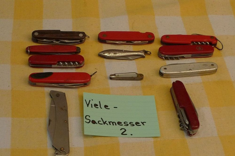 Coltelli tascabile: Viele-Sackmesser! 2. – Difettoso da Bern venduto da bn1640 1