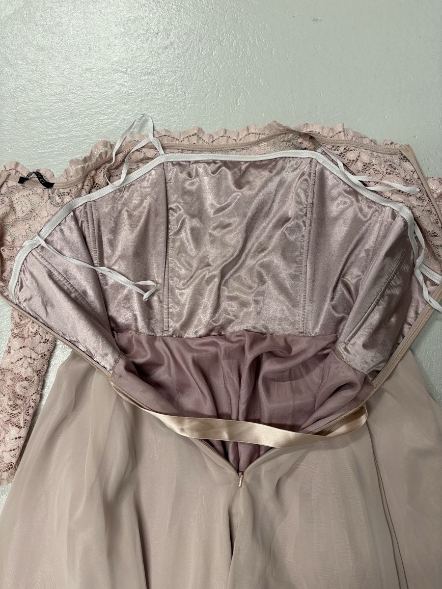 Kleider: Swing Kleid Gr. 38 altrosa cocktailkleid Spitze – Neu (gemäss Beschreibung) aus Regensdorf von secondchancefashion 5