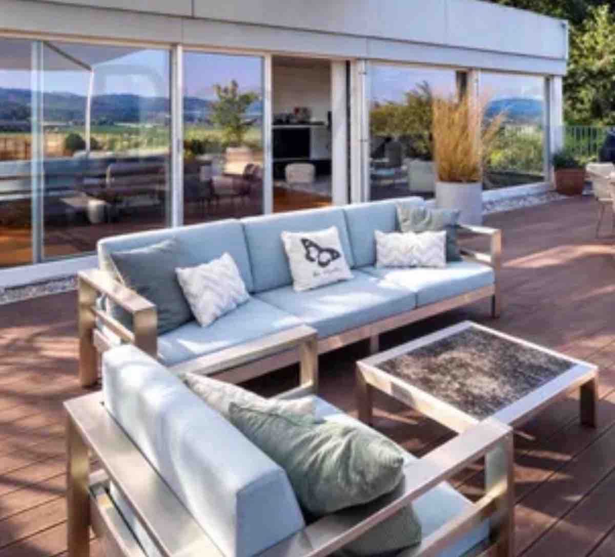 Divani: Outdoor Lounge Set Sofa inkl. Coffee Table – Usato da Schafisheim venduto da zob_2000