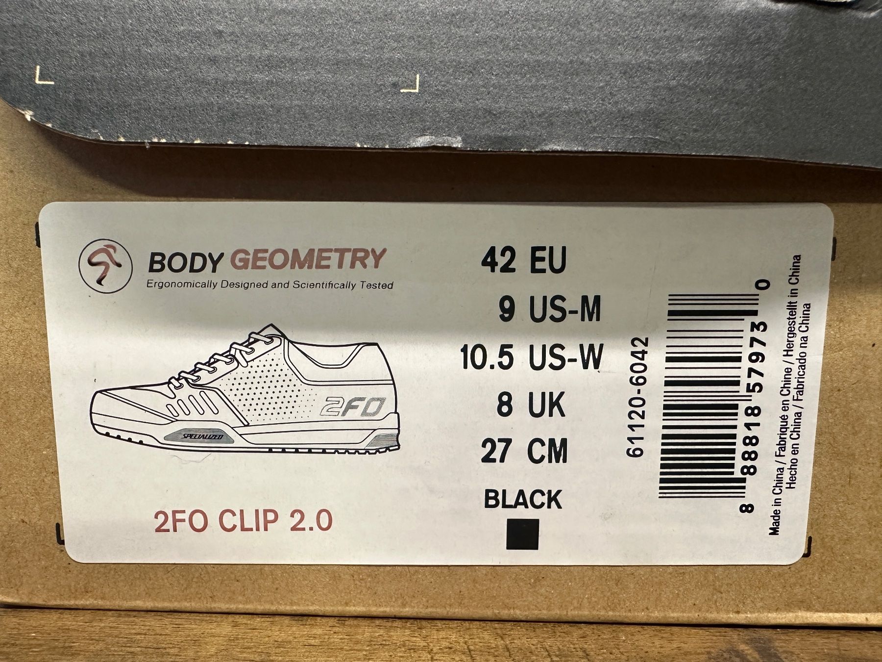Specialized Herrenschuhe: Specialized 2FO Clip 2.0 Bike Schuh Gr.42 – Neu und originalverpackt aus Wetzikon ZH von  4