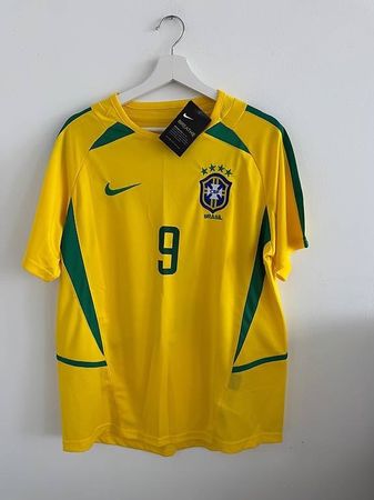 Ronaldo 9# Brasilien Fussballtrikot L