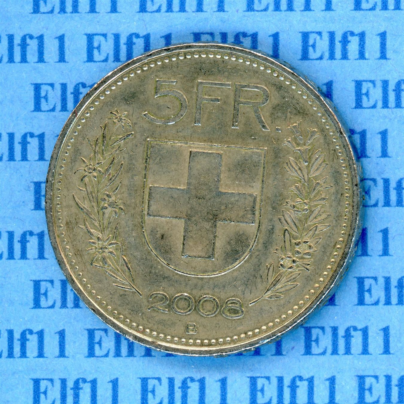 Tutti le monete: CHF___5.00 2008 -vz 5 Franken – Usato da Widnau venduto da Elf11