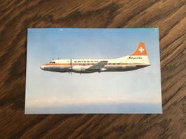 Werbekarte SWISSAIR CONVAIR 1959