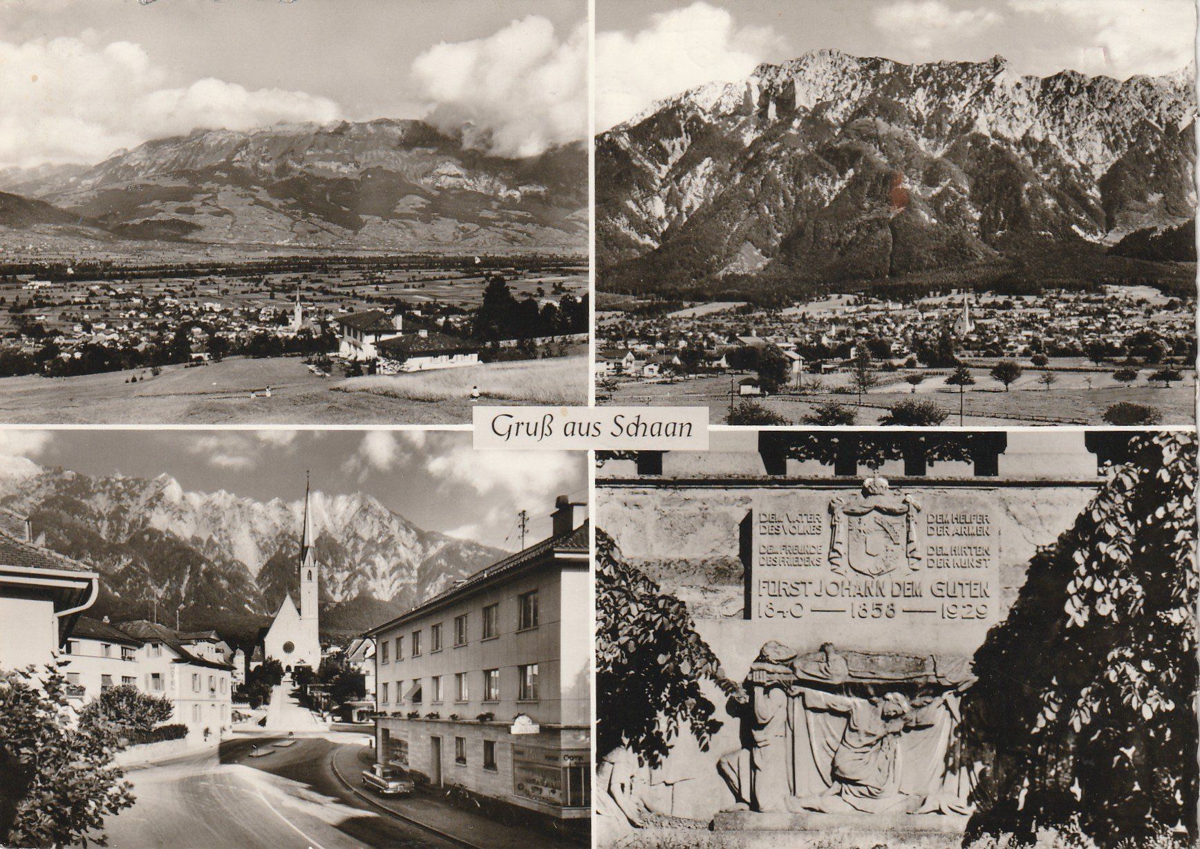 Cartoline postali: Schaan 4-bildrig – Usato da Rorschacherberg venduto da fratovi2
