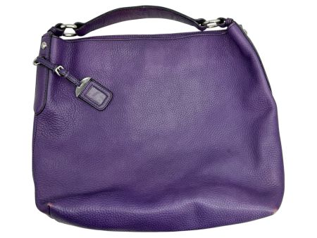 Grand sac à main VERRA PELLE Italie en cuir violet