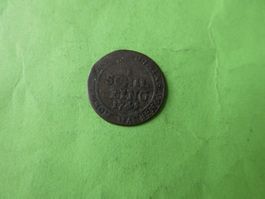 Zürich 1745, 1 Schilling