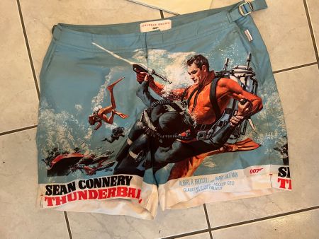 Short de bain Orlebar Brown James Bond Thunderball Taille 34