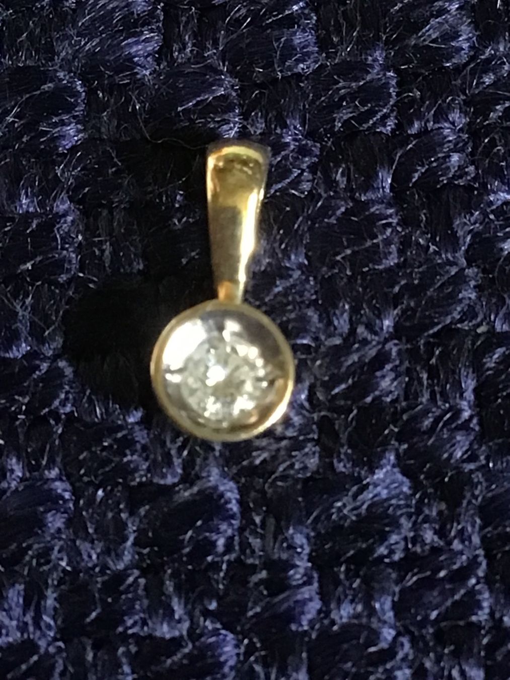 Catenine: Diamant Solitaire Collier – Usato da St. Gallen venduto da Goldlilly 4