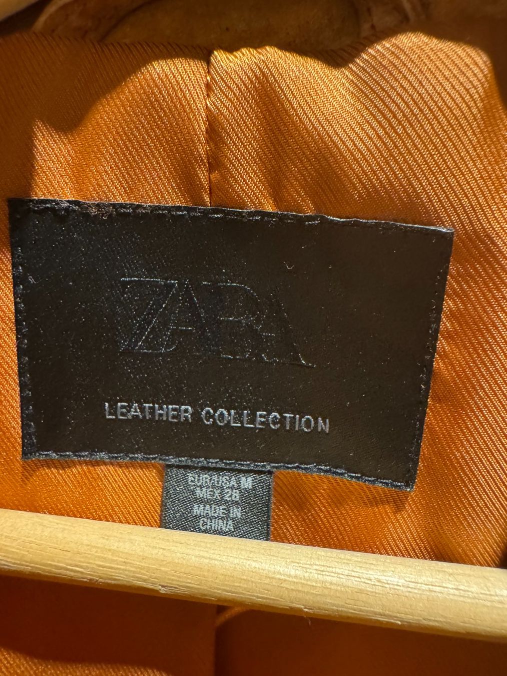 Zara Vestes: 100% leather suede jacket - burnt orange – Neuf (Voir description) à Zürich par ped_8gnn 2