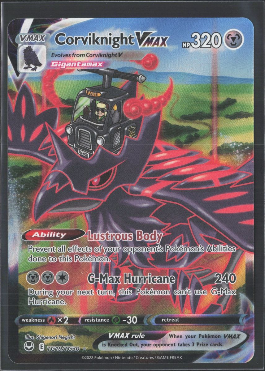Pokémon Carte collezionabili: POKÉMON / Corviknight VMAX / Silver Tempest / Illustration  – Usato da Herzogenbuchsee venduto da TCG-High-Quality