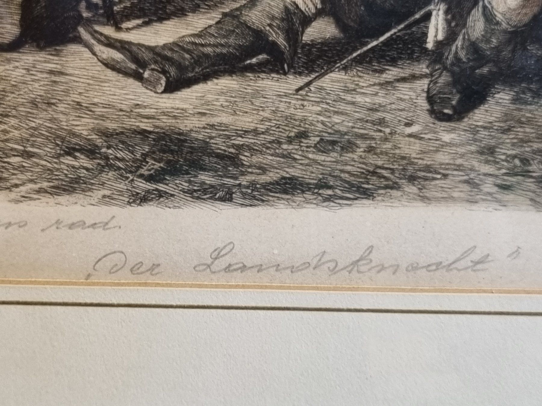 Gemälde: Antike Radierung Carel Fabritius The Sentry – Gebraucht aus Scharnachtal von devin03 3
