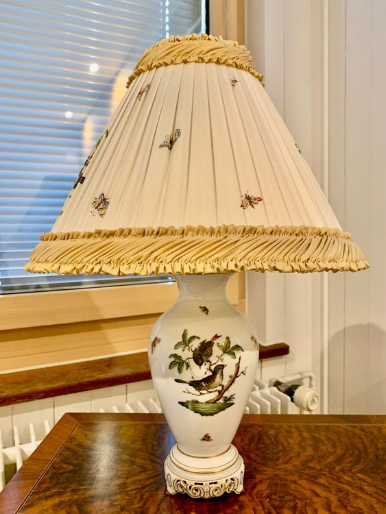 Alte Tischlampe Mit Schirm