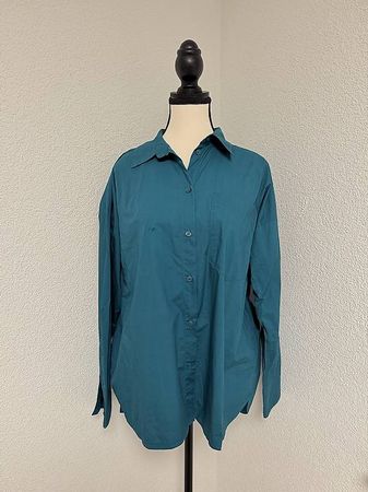 Petrolblaue H&M Bluse