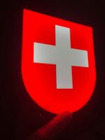 Lampe lightbox Victorinox logo 1980 I