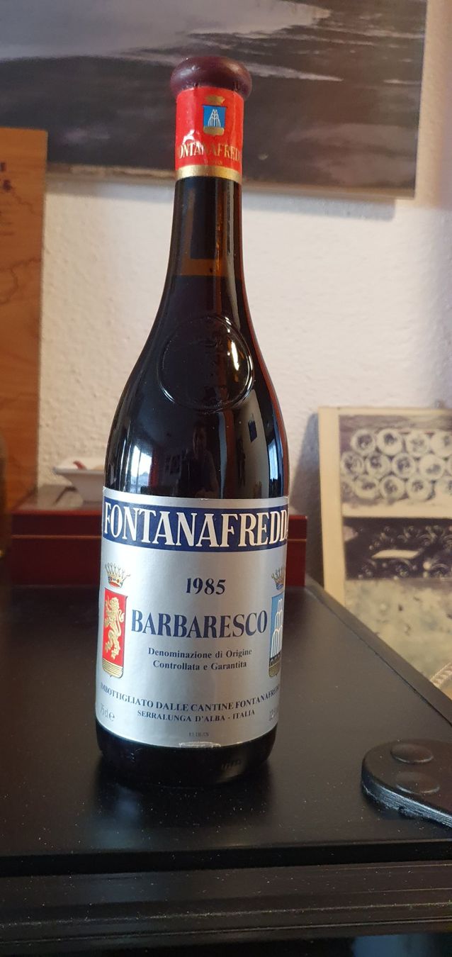 Vino: FONTANAFREDDA BARBARESCO 1985 – Nuovo e nell'imballaggio originale da Lenzburg venduto da Reto013 1