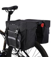 Fahrrad Zweifach Gepäckträgertasche Doppel-Seitentasche 25L