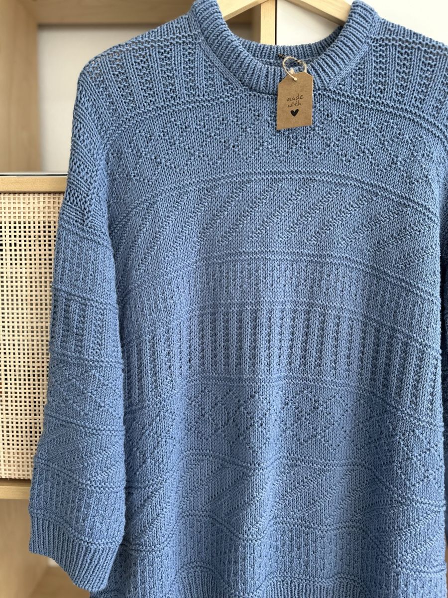 Maglioni & Felpe: Handgestrickter Pullover Merino/Baumwolle – Nuovo (secondo la descrizione) da Ormalingen venduto da nude.knits 3