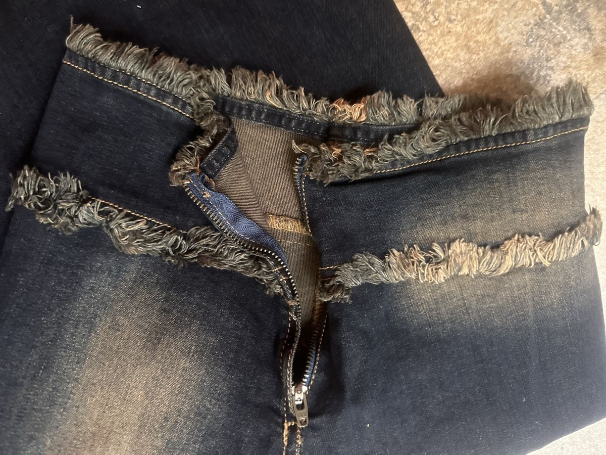 Gonne: Basic Pleasure Mode Jeansrock mit Fransen dunkelblau neu – Nuovo (secondo la descrizione) da Basel venduto da lealein02 2