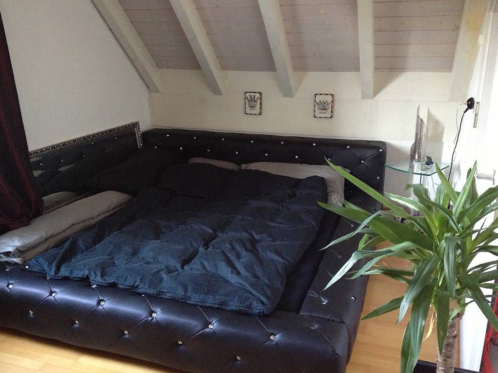 Letti: Designer Bett schwarz  – Usato da Gutenswil venduto da HD56