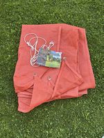 Sonnensegel 4x6m Rot
