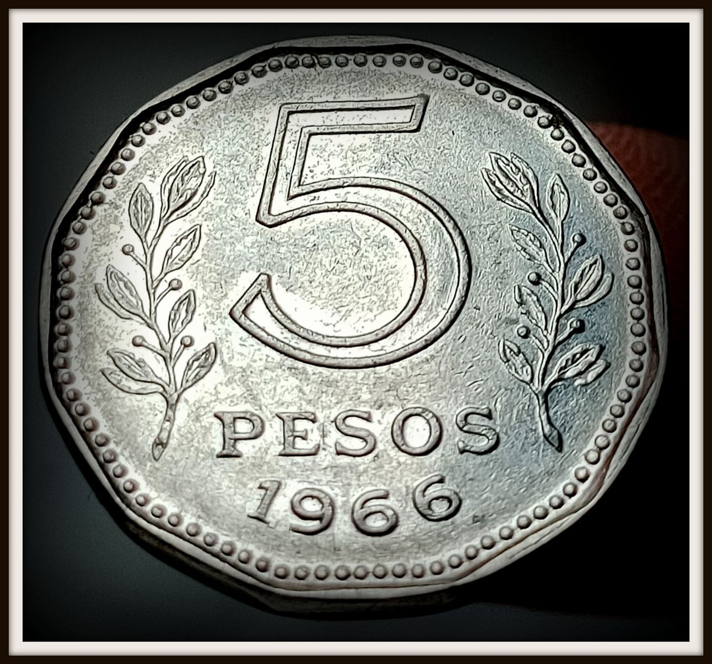 Tutti le monete: ARGENTINIEN 5 PESOS 1966 – Usato da Winterthur venduto da Creso70 1