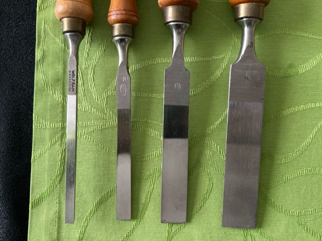 Tutti gli attrezzi: Skandia Tools Stechbeitel Set 4-teilig Wolfram Vanadium – Usato da Reinach BL venduto da Dahoo 3