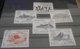 Briefmarken DPR KOREA 1987, Olympia, Konvolut