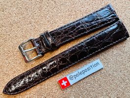 16mm Lederband Croco Uhrenband, Uhrenarmband Leder