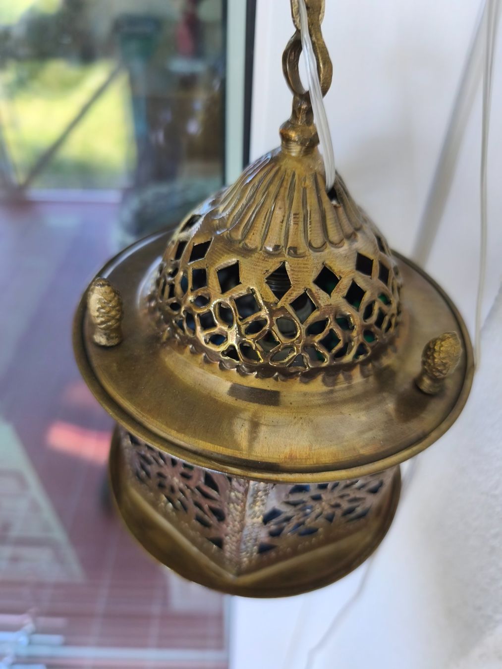 Lampade: Handgefertigte orientalische Lampe aus Messing – Usato da Zürich venduto da Jul69 3