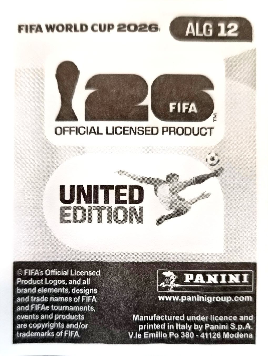 Panini Carte collezionabili: Carte FIFA World Cup 2026 ALG 12 – Usato da Clarens venduto da rim_g98y 1