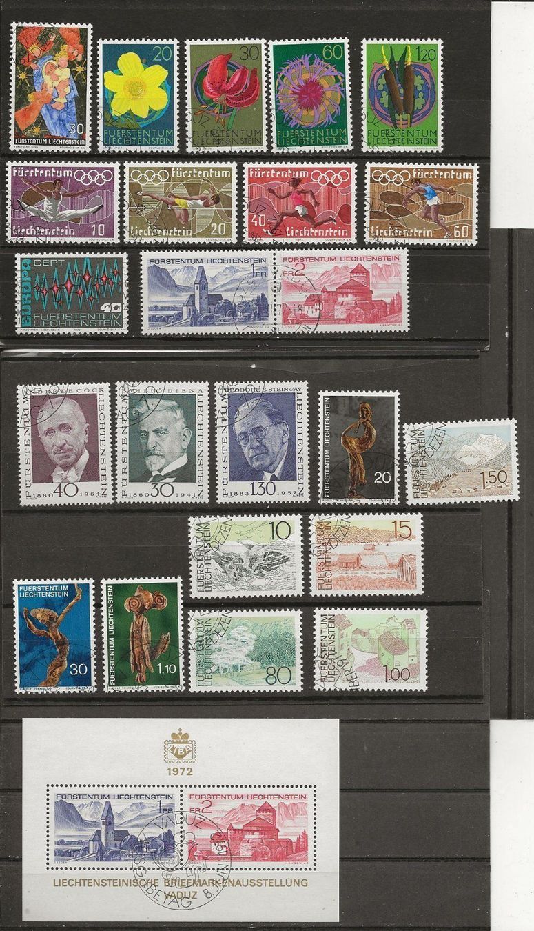 Tutti i francobolli: Année 1972 * FDC – Usato da Sion venduto da PierreP01