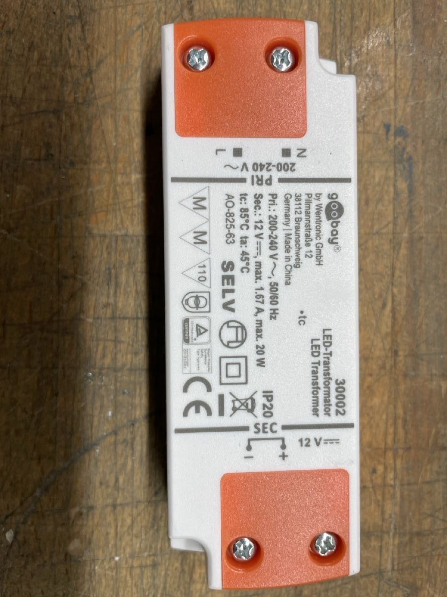 Lampes: Goobay LED Transformer 12V 20W – D'occasion à Berikon par Gizimo
