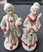 Capodimonte Antike Porzellanfiguren, Rokoko Paar,Top Zustand