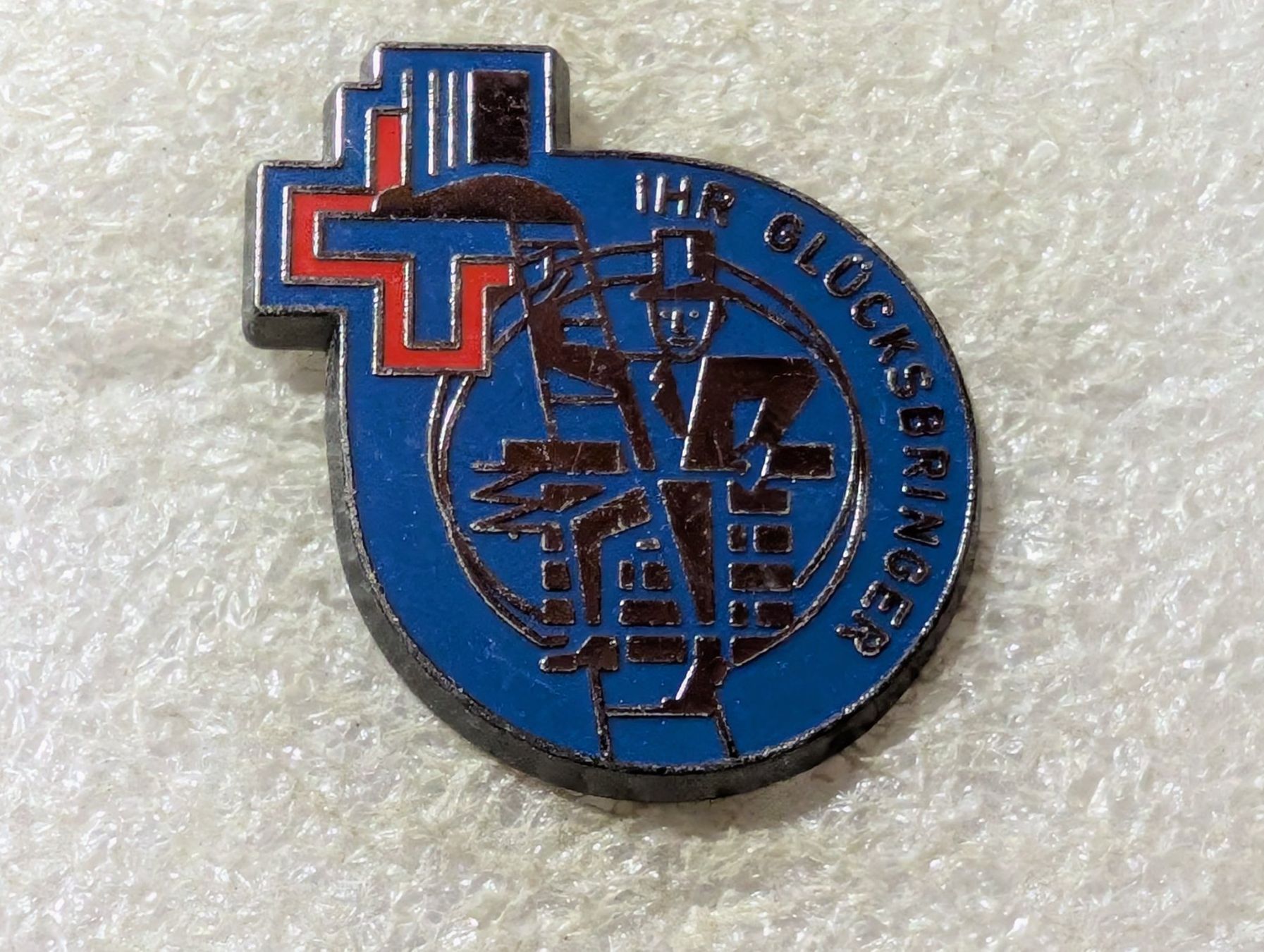 Placchette & Badge: Ansteckpin 106: Ihr Glücksbringer – Usato da Oppligen venduto da Pin-Fall-Shop