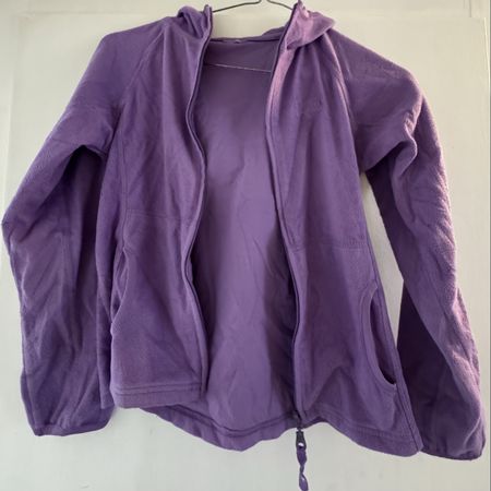 Purple Fleece Hoodie -  