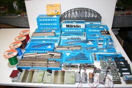 Metallgleise von Märklin Hohlprofil