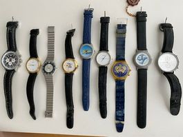 Uhren 9 Stück alle gebraucht