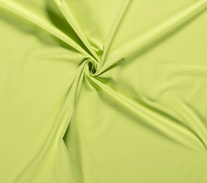 Tessuti: Polyester Stretch uni neon grün – Nuovo (secondo la descrizione) da Breitenbach venduto da Hirzefaeger