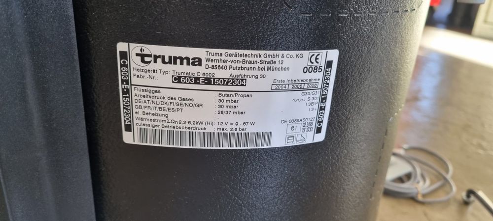 Truma C 603-E /C 6002 Heizgerät/Boiler (D'occasion) à Wetzikon ZH pour
