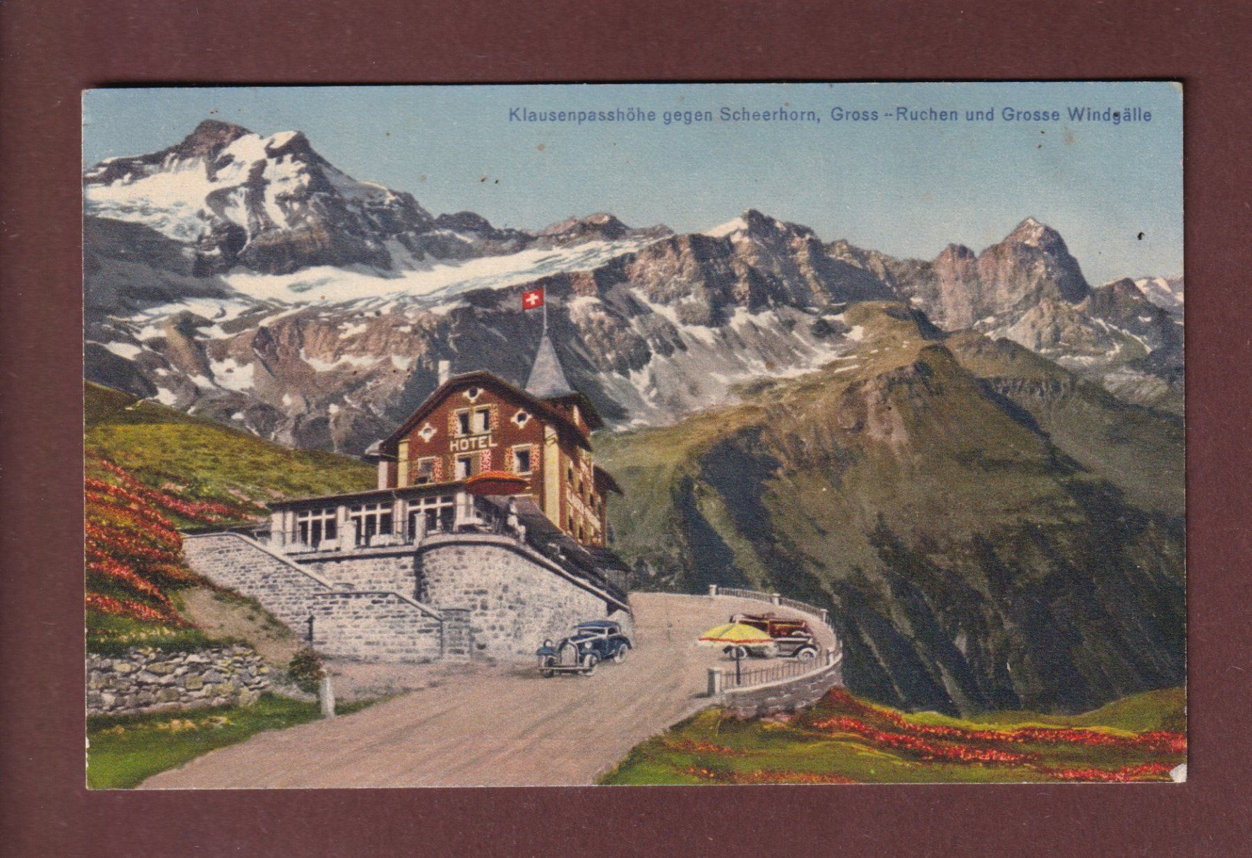 Cartoline postali: KLAUSENPASSHÖHE - 1932 – Usato da Pully venduto da nicecards-shop