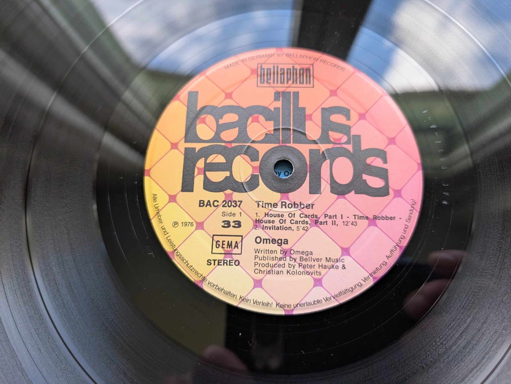 Dischi in vinile: Omega – Time Robber  D 77 – Usato da Ebikon venduto da kisuM 5